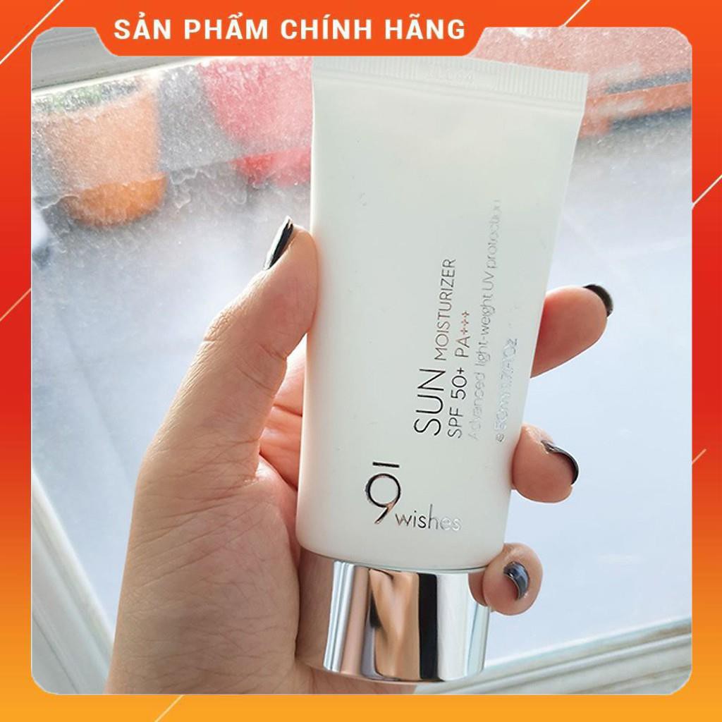 Kem Chống Nắng 9Wishes Bảo Vệ Và Dưỡng Ẩm Da 50ml Sun Moisturizer SPF 50+ PA+++ | BigBuy360 - bigbuy360.vn