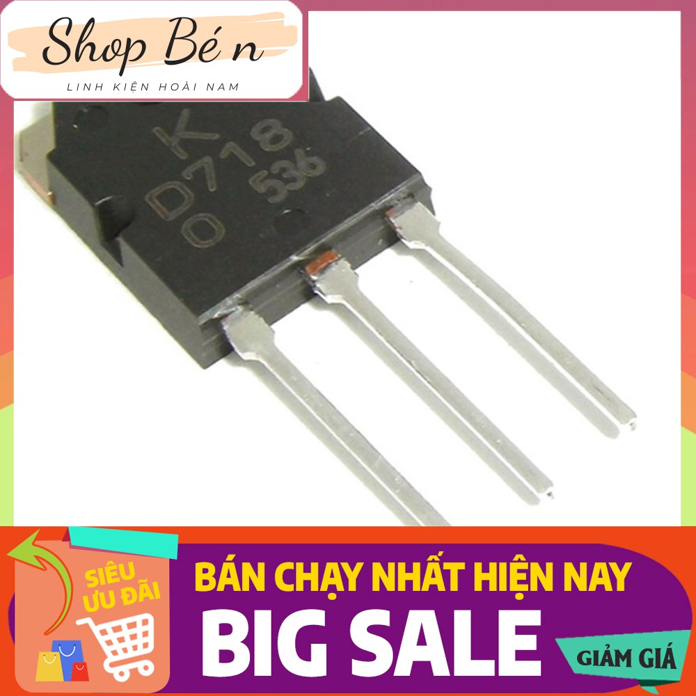 Sò âm thanh D718 TO-247 TRANS NPN 8A 120V | BigBuy360 - bigbuy360.vn