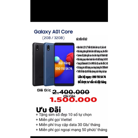 Điện thoại Samsung A01 Core | BigBuy360 - bigbuy360.vn