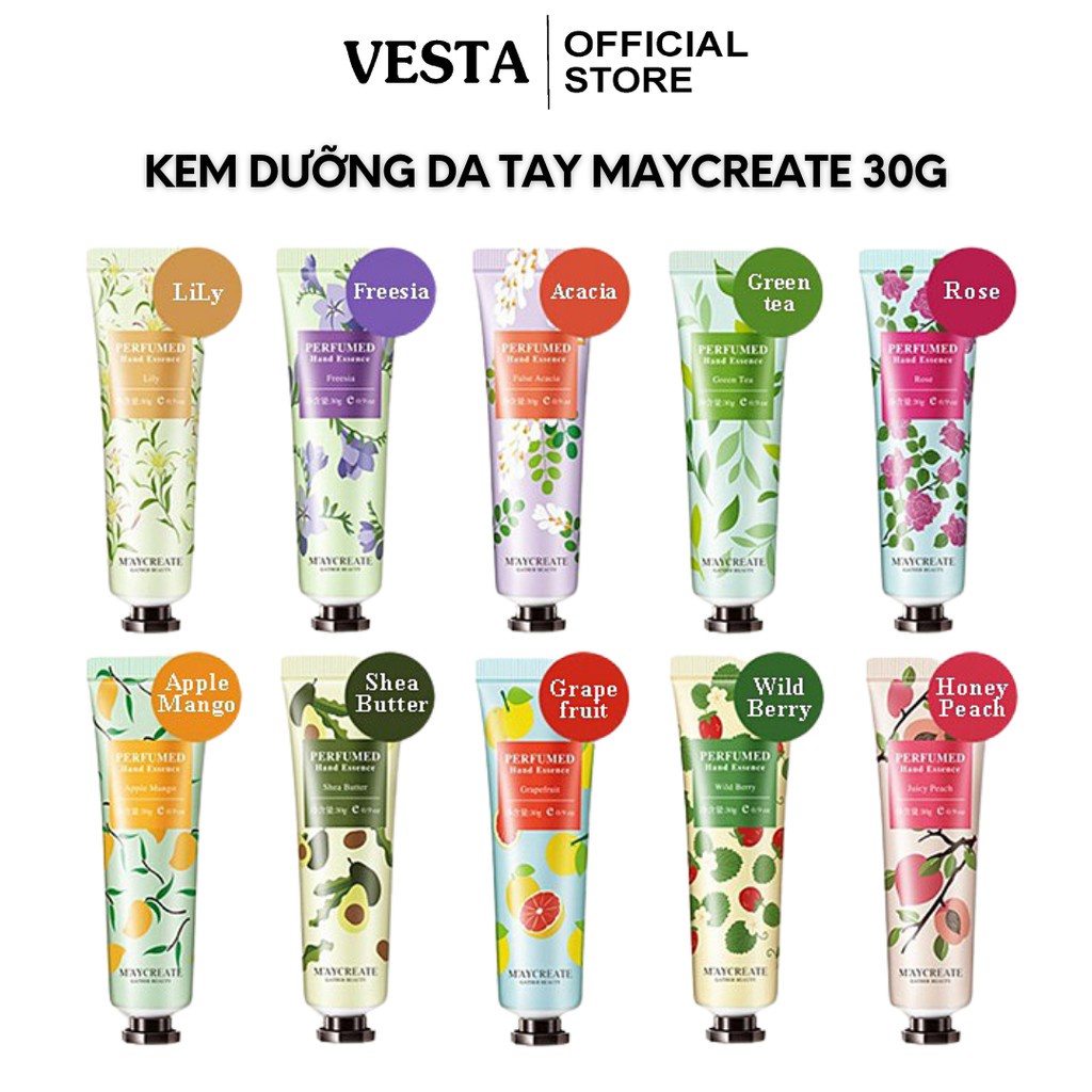 Kem dưỡng da tay FREESHIP Kem tay nội địa Trung, dưỡng ẩm da, trắng da mờ rạn da, 30gr