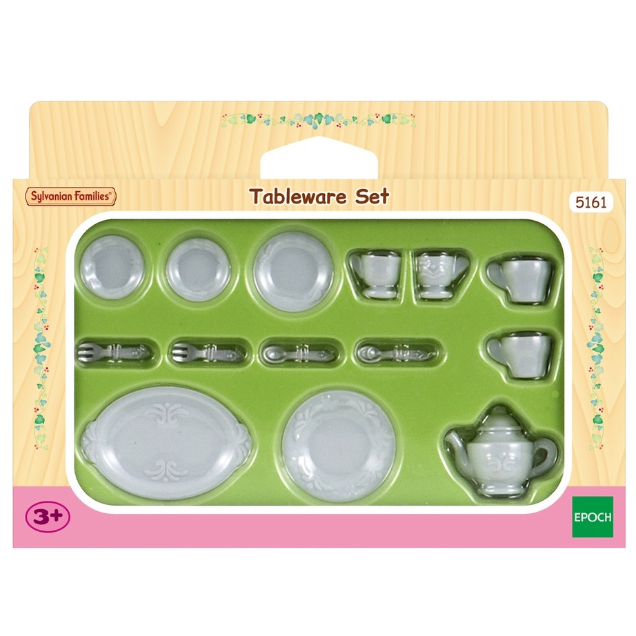 Đồ Chơi Sylvanian Families Bộ Dụng Cụ Ăn Uống Cổ Điển Tableware Set