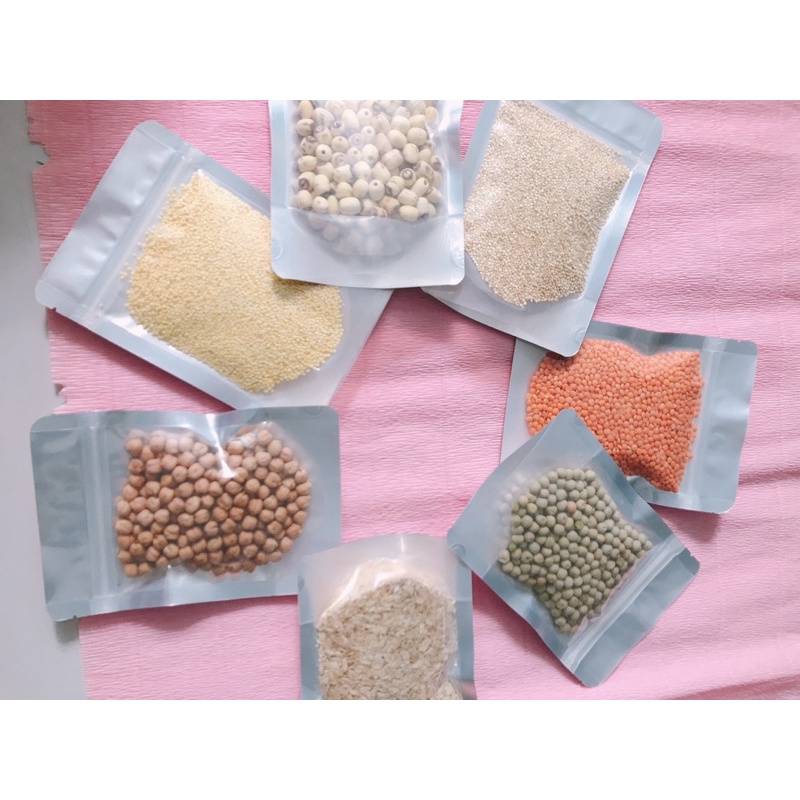 Hạt dinh dưỡng nấu sữa, ăn dặm cho bé