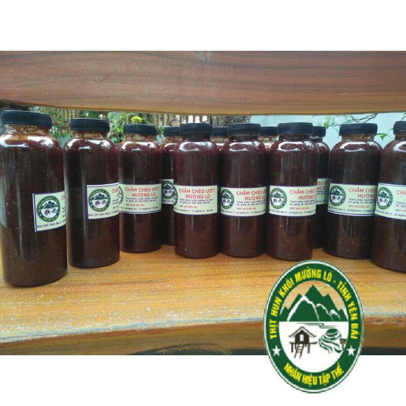 Chẳm Chéo Ướt Mường lò Nước chấm người thái mường lò chai 330ml