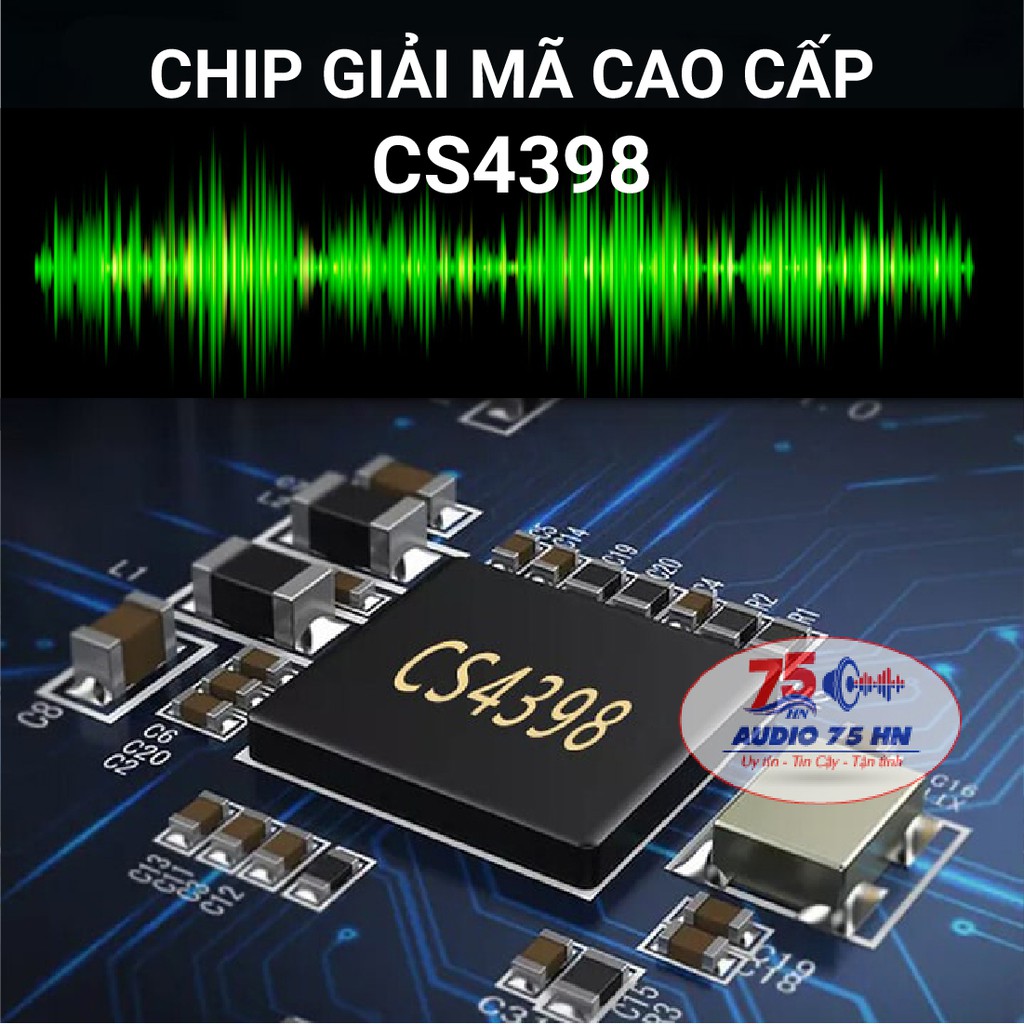 [Mã ELMS4 giảm 7% đơn 500K] Bộ giải Mã âm Thanh DAC SUCA Q5 Pro V2 Bluetooth 5.0 aptX - DAC Q5 PRO ( Tặng dây AV Ugreen)