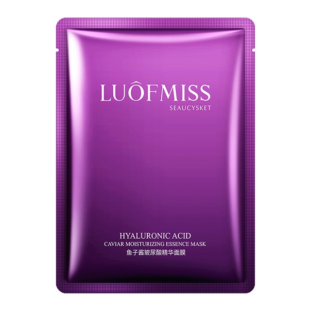 Mặt Nạ Màu Tím Trứng Cá Muối Dưỡng Trắng Cấp Ẩm LuôFMISS Seaucyske