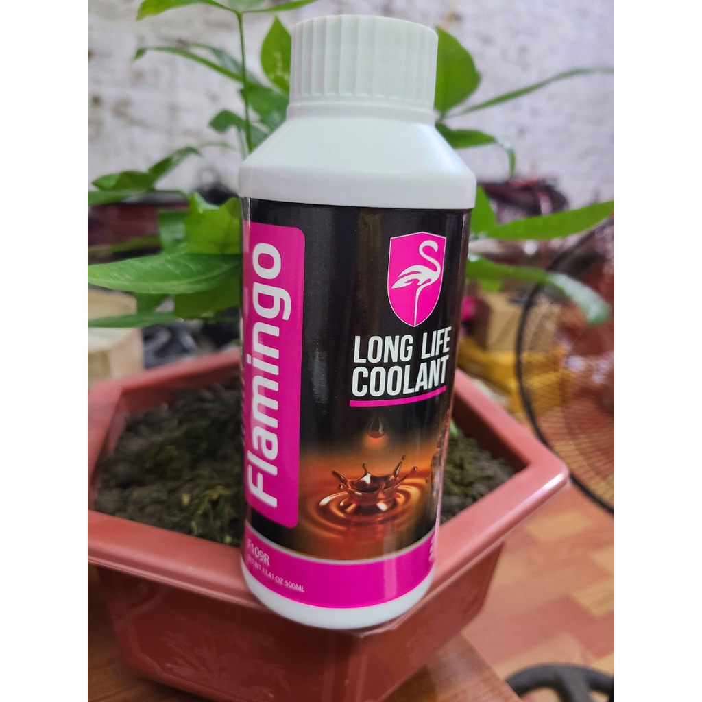 Chai Nước làm mát động cơ ô tô Flamingo Long Life CooLant F109R