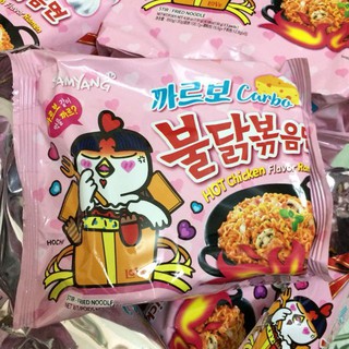 LỐC 5 GÓI Mỳ Cay SamYang Carbo Sốt Kem PhoMai 130g( Cream Cheese)