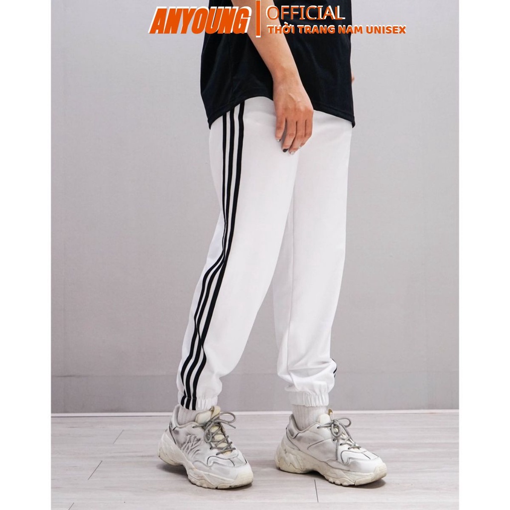 Quần jogger thể thao nam nữ phong cách unisex chất da cá loại 1-bigsize thu đông tập GYM-4 MÀU cá tính QD25