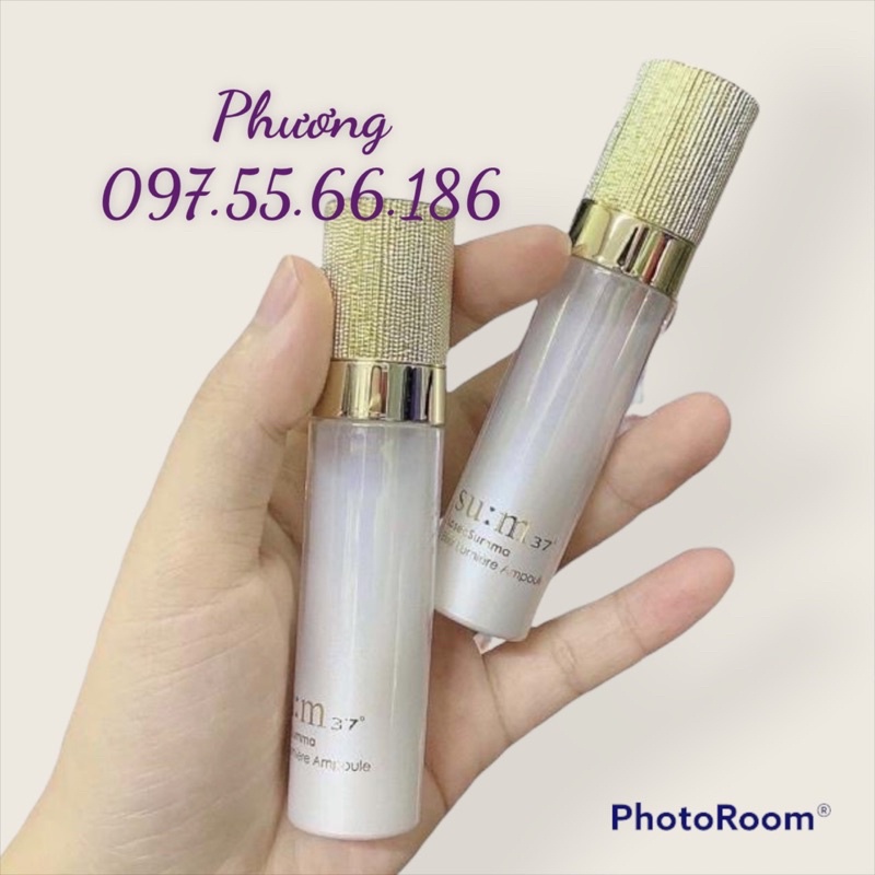Lọ tinh chất truyền trắng da chuyên sâu Su:m37 Losec Summa Elixir Lumiere Ampoule 10ml