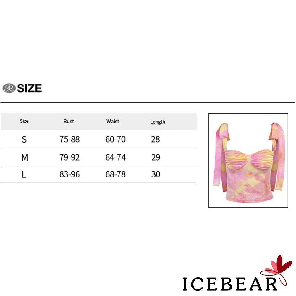 Áo Hai Dây Cột Họa Tiết Nhuộm Phối Màu Thời Trang Gợi Cảm Cho Nữ