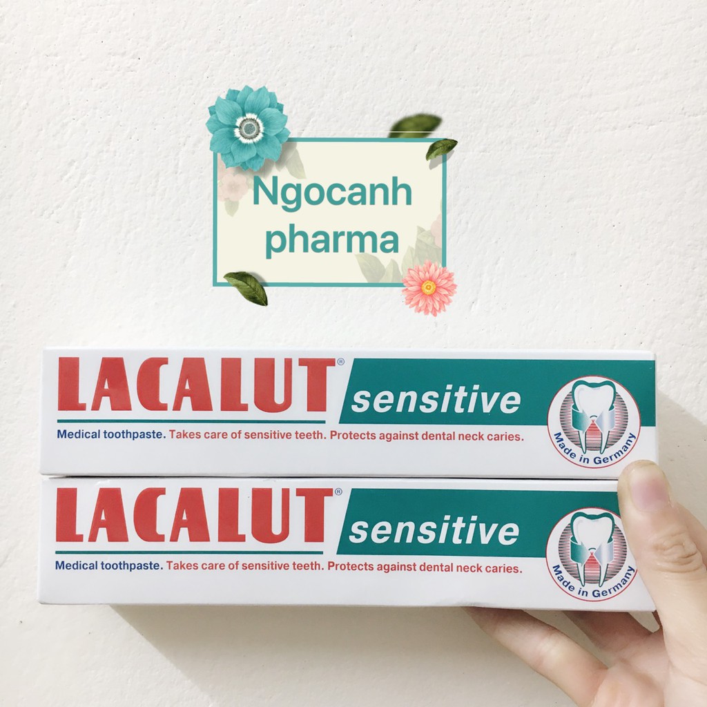 Kem đánh răng LACALUT sensitive XANH 75G
