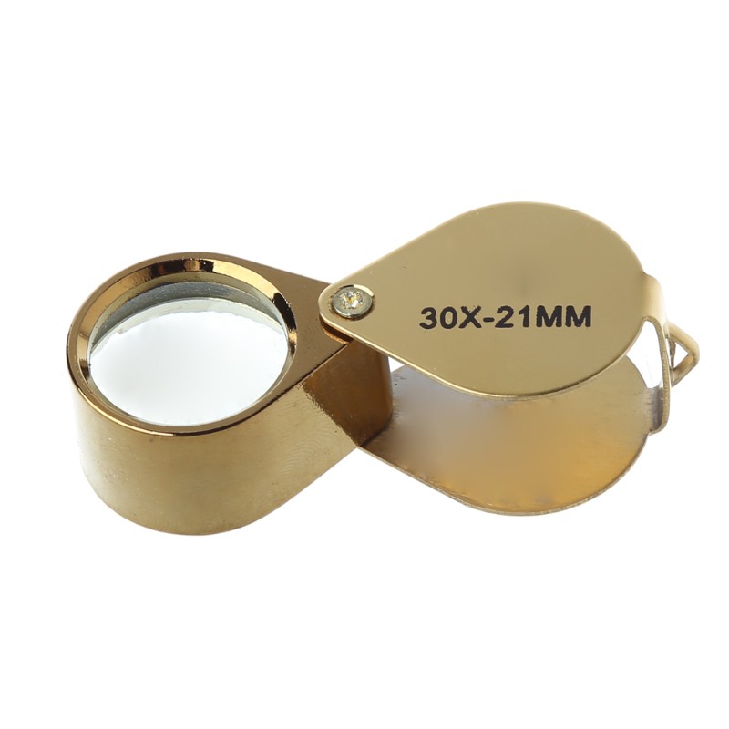 Kính lúp soi kim cương kích thước 30X 21mm có hộp đựng