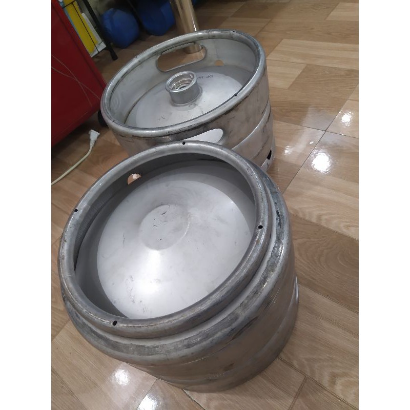 Vỏ keg bia inox 10 lít qua sử dụng