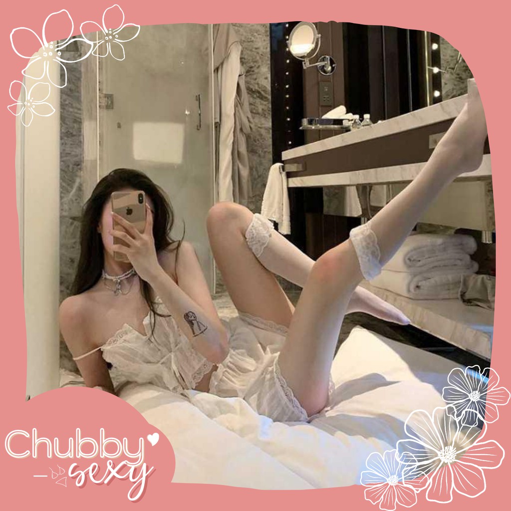 Bộ Đồ Ngủ Sexy Kute - [ Xả Kho Giá Sock ] Đồ Lót Nữ Sexy - Bộ Đồ Ngủ Kute Dễ Thương Sexy - CPL111 - Chubby.sexy