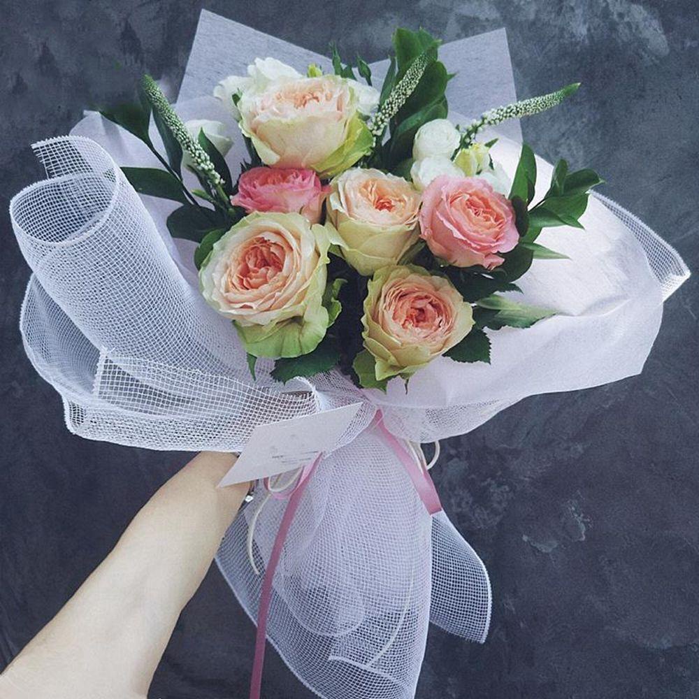 Giấy Gói Hoa 10Yards Bán Trong Suốt Dùng Trang Trí Tiệc Cưới