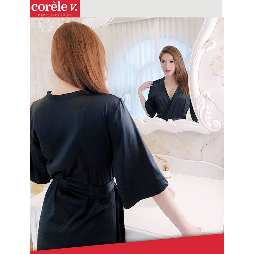 Áo khoác ngủ Kimono CoreleV K0267A
