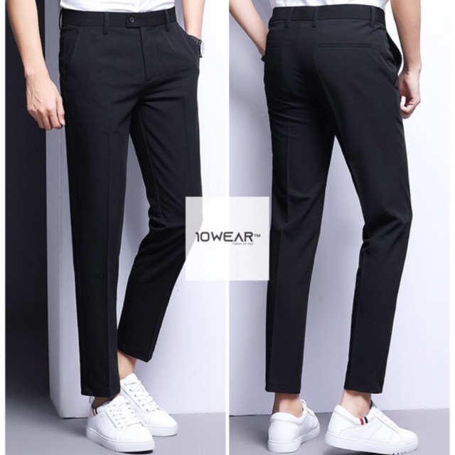 [Vải Cotton] Quần Âu Nam Hàn Quốc Ống Côn- 10wear Shop