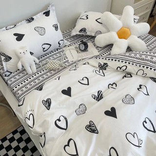 Bộ chăn ga poly cotton bầu trời trái tim -tokyo.bedding