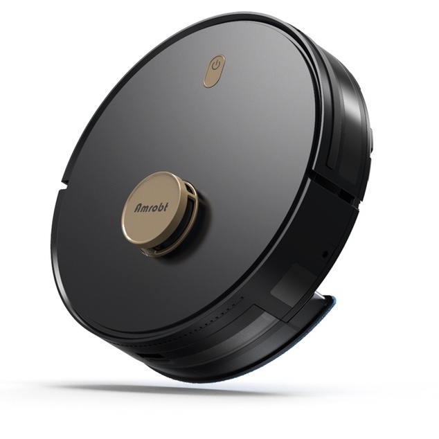 Robot hút bụi lau nhà tự động Đức Amrobt 360 Lưu 5 bản đồ Lực hút 3000 PA Pin khoẻ
