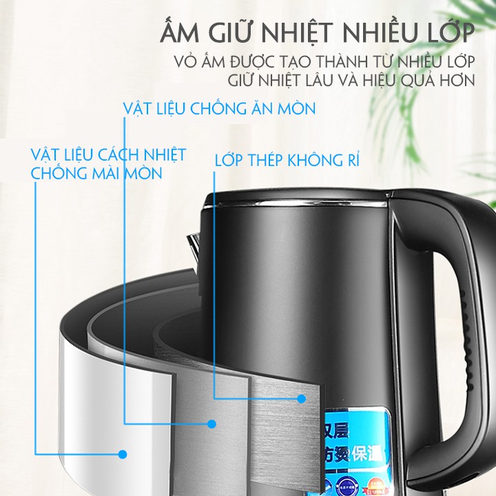 Cây nước nóng có máy pha trà tự động chỗ để ấm siêu tốc tặng 2 ấm đựng nước