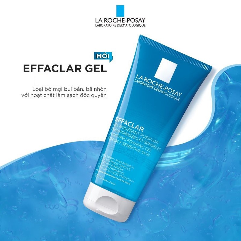 Sữa Rửa Mặt La Roche Posay Effaclar Cho Da Dầu 50ml và 200ml