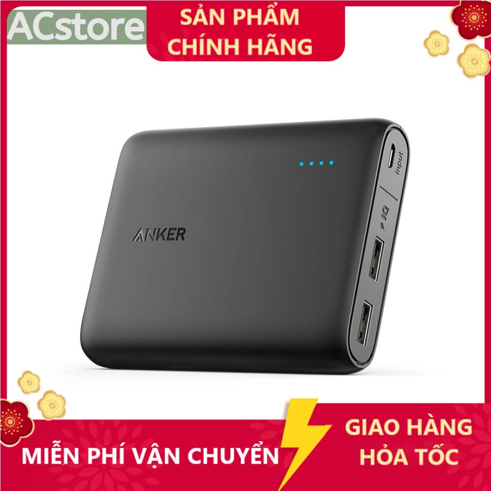 Pin dự phòng ANKER PowerCore 13000mAh - A1215 - Bảo hành 18 Tháng AnkerVN