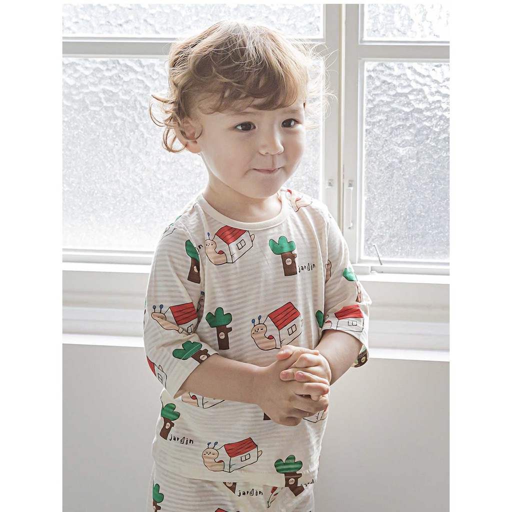 BỘ LỬNG CAO CẤP BÉ TRAI CỦA HÃNG CORDII, CHẤT COTTON GIẤY ORGANIC, MẪU NHÀ SÂU