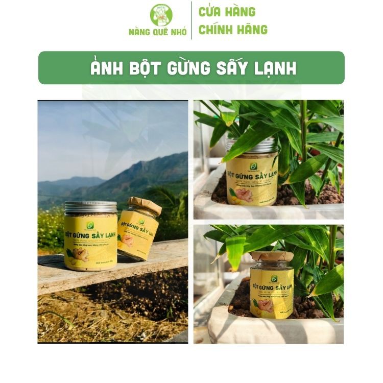 Bột Gừng Sấy Lạnh Nguyên Chất Hữu Cơ The Moshav Farm 100gr