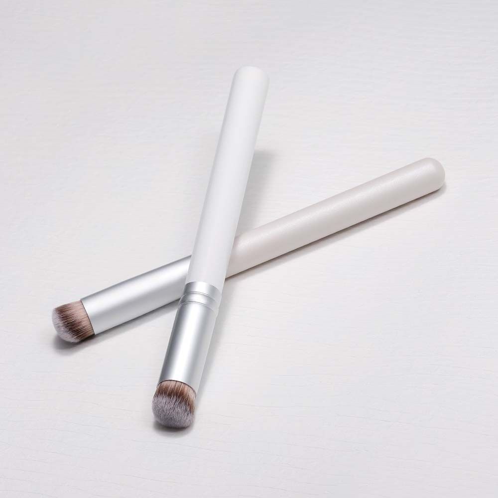 [Hàng mới về] Cọ sợi tổng hợp thoa phấn bắt sáng che khuyết điểm cán gỗ