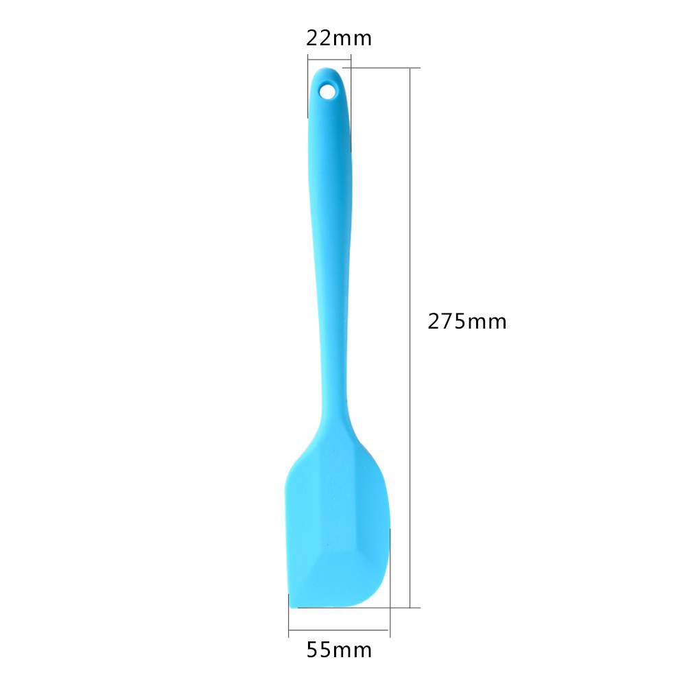 [CỠ LỚN] Spatula - Phới Dẹt Trộn Vét Bột Bằng Silicon Đúc Nguyên Khối 28CM