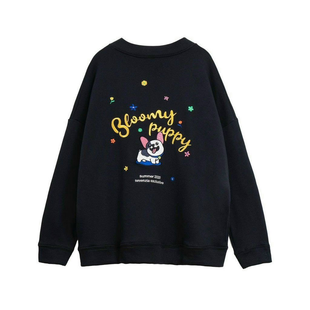 Áo khoác cardigan nỉ bông Lyn House in hình PUPPY Unisex Form Rộng dành cho nam nữ và cặp đôi phong cách ulzzang cao cấp | BigBuy360 - bigbuy360.vn