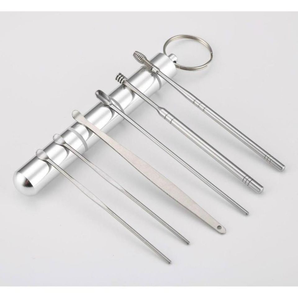 BỘ LẤY RÁY TAI 6 MÓN CÓ HỘP XỊN -BỘ RÁY TAI TIỆN LỢI CHO GIA ĐÌNH