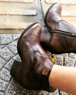 Giày bốt boho da loang hãng Steve MADDEN size 39