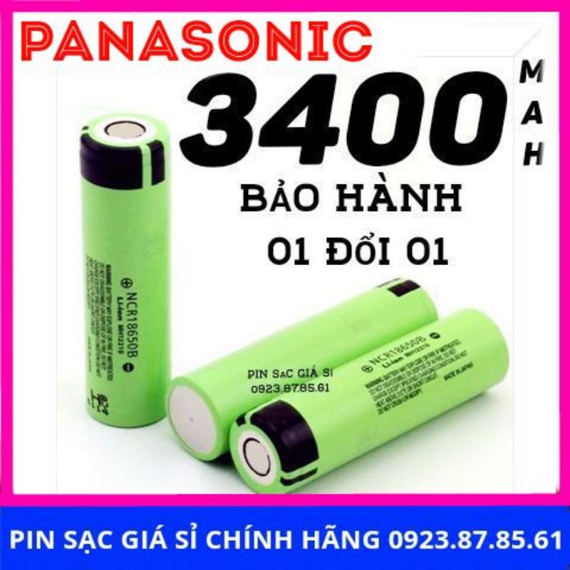 Pin Panasonic 18650 3400maH JAPAN