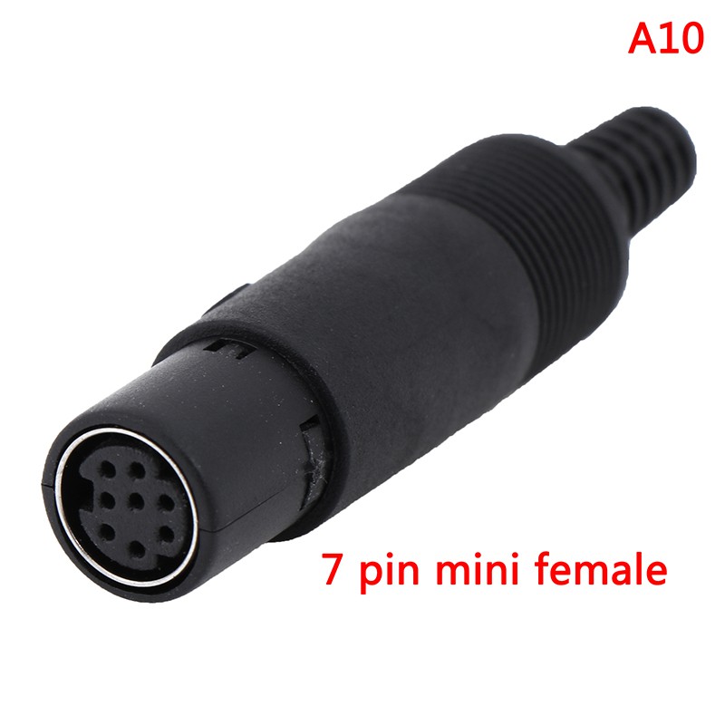 Fcvn Mini DIN Plug Socket Connector 3/4/5/6/7/8 PIN Chassis Cable Mount Male Female Motivated