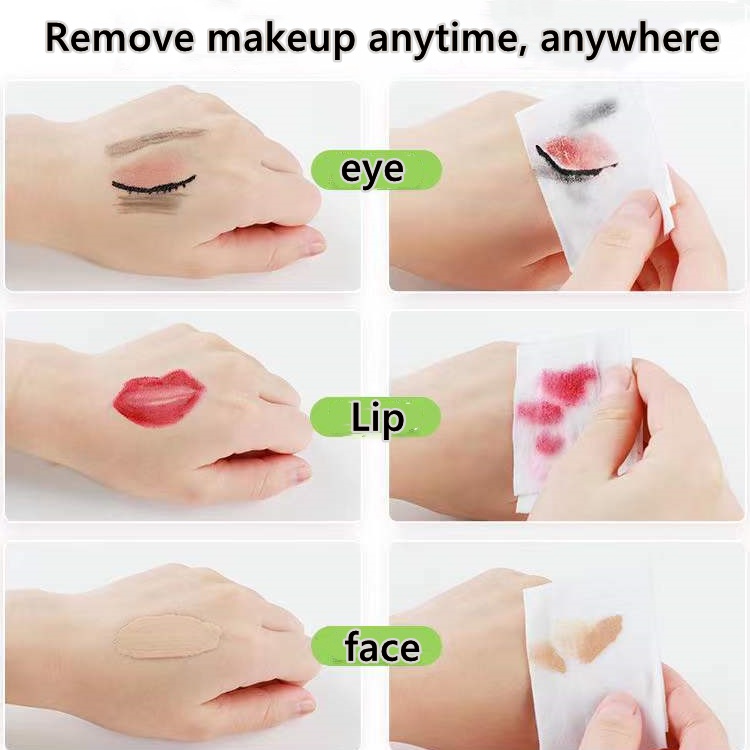 [Hàng mới về] Khăn tẩy trang cotton dùng một lần với tinh chất thực vật không chứa nước tiện dụng cho nữ 1 miếng | BigBuy360 - bigbuy360.vn