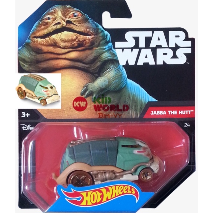 Xe mô hình Hot Wheels Star Wars Series Jabba The Hutt DJL62.