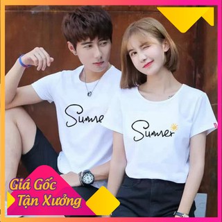 [Freeship] [Bao Chất] Áo Thun Cặp Đôi Nam Nữ Siêu Dễ Thương