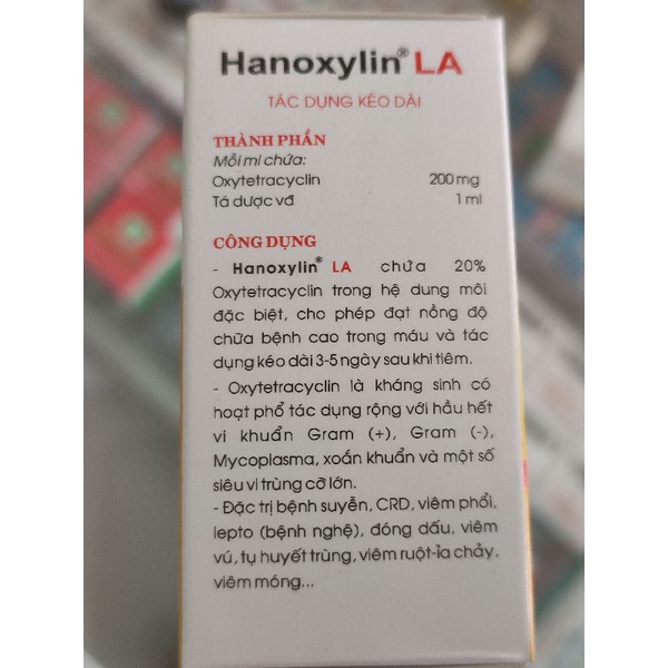 Lọ 20ml Hanoxylin dùng trong thú y