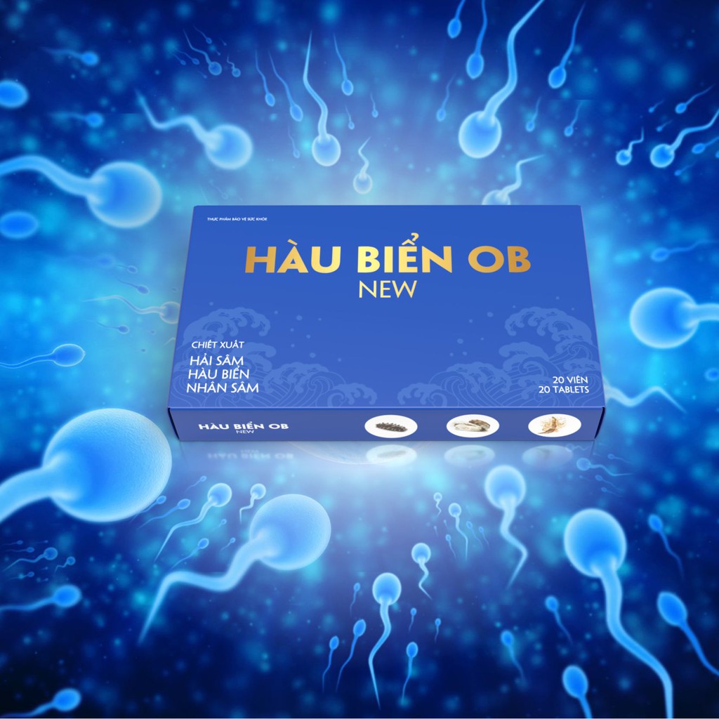 Hàu Biển OB New - Tinh Chất Hàu, Hải Sâm, Nhân Sâm - Tác Dụng Cải Thiện Sinh Lý Mạnh Mẽ - Hiệu Quả Lâu Bền ( Bộ 3 Hộp )