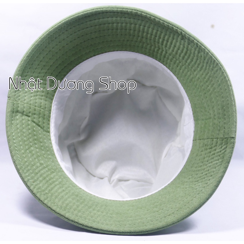 Nón Bucket vành cụp- Nón tai bèo thêu We Run Together chất nhung cao cấp phù hợp cho cả nam và nữ