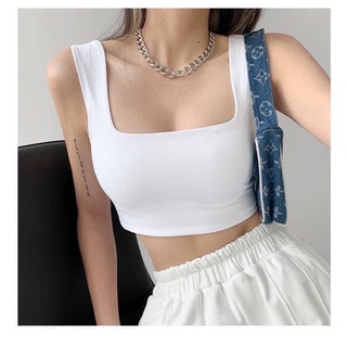 ÁO CROPTOP 2 DÂY VUÔNG
