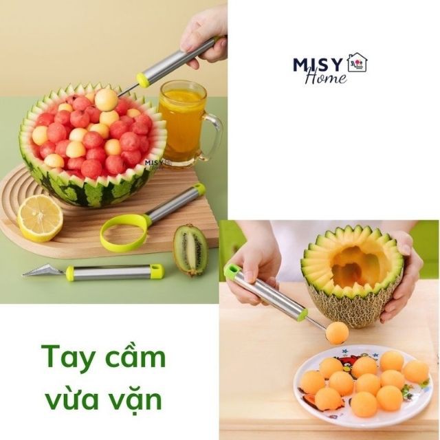 Bộ múc trái cây hoa quả trang trí món ăn MISY HOME