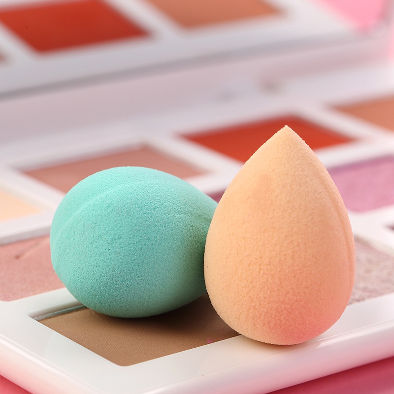 [Hàng mới về] Set 4 / 12 mút trang điểm mini hình quả trứng màu sắc ngọt ngào sử dụng tiện lợi