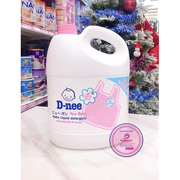 Nước giặt Dnee Thái Giặt Xả An Toàn Cho Bé - BAABEELAND