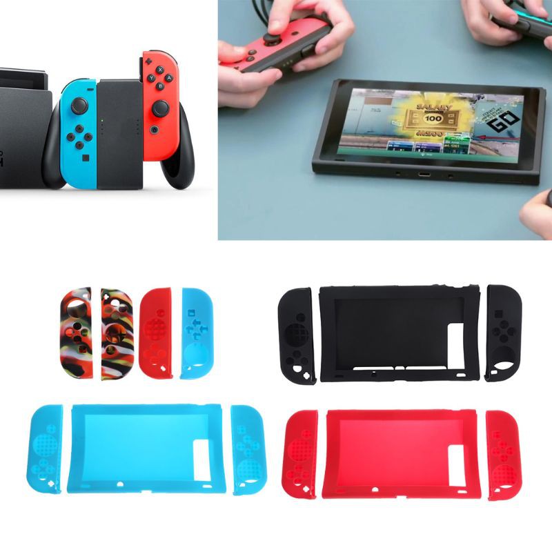 Vỏ Silicone Chống Trượt Bảo Vệ Cho Máy Chơi Game Nintendo Switch