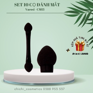 Cọ mắt Vacosi Mousse cán đen