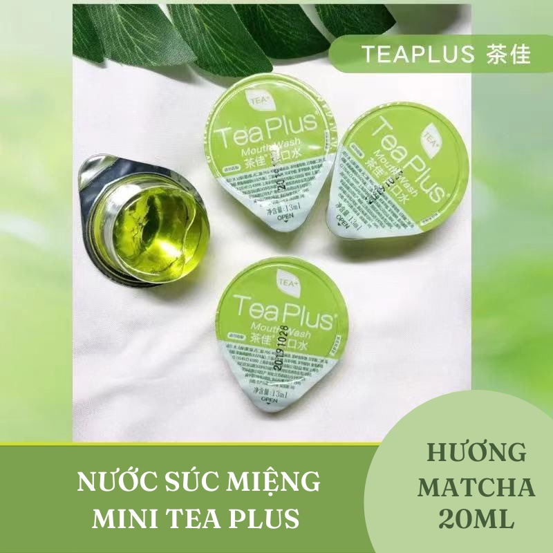 Nước súc miệng mini diệt khuẩn hương matcha tiện lợi mang theo