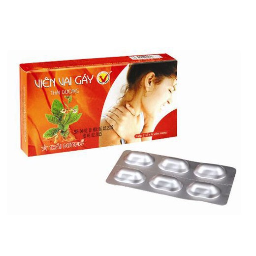 Viên vai gáy Thái Dương - Đau mỏi lưng vai gáy, đau cơ