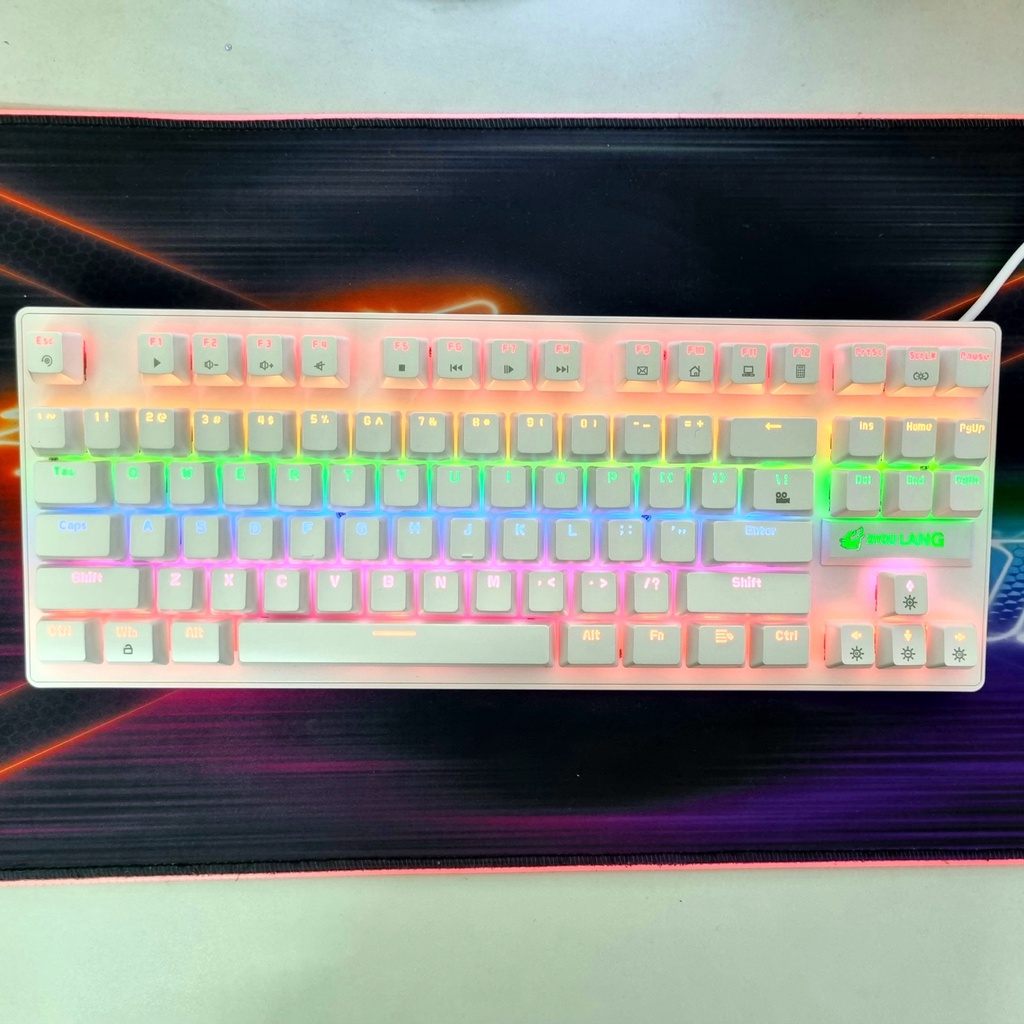 Bàn Phím Cơ Gaming K2 Pro - EK87 Phím - Led RGB rất đẹp, rất nhiều chế độ led